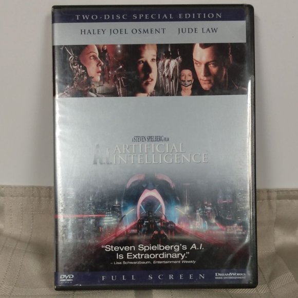 A.I. ARTIFICIAL INTELLIGENCE, dvd, 2-disc Special Edition - Picture 1 of 3